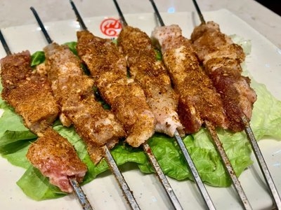 意大利香醋葱花烤肉的制作方法