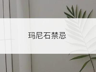 玛尼石禁忌