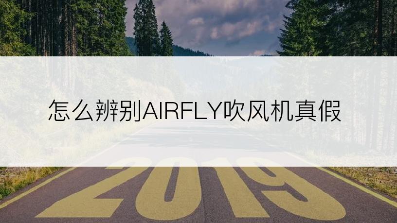 怎么辨别AIRFLY吹风机真假