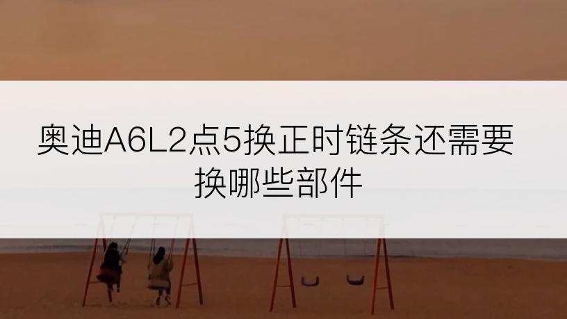 奥迪A6L2点5换正时链条还需要换哪些部件