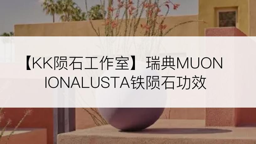 【KK陨石工作室】瑞典MUONIONALUSTA铁陨石功效