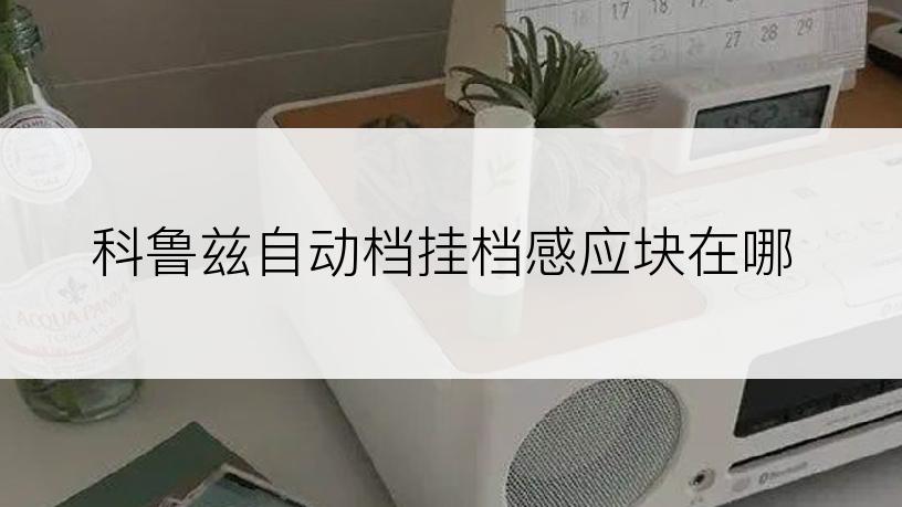 科鲁兹自动档挂档感应块在哪