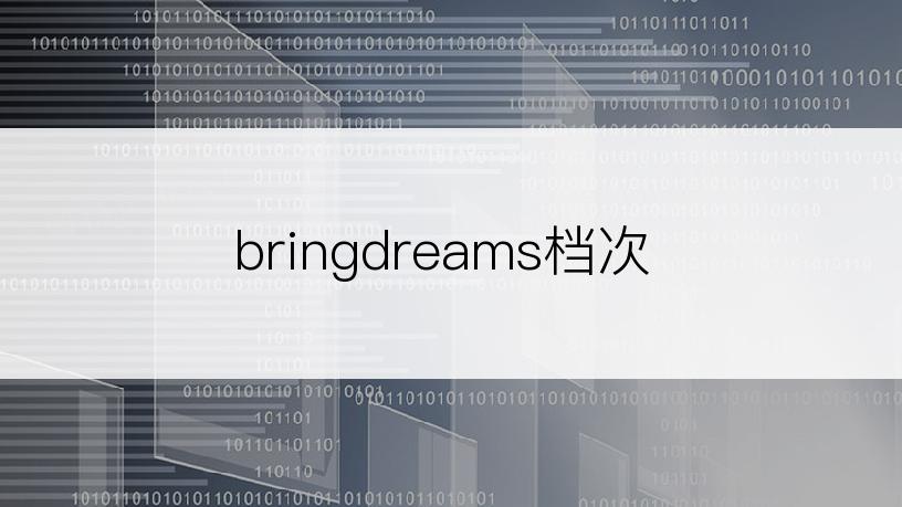 bringdreams档次