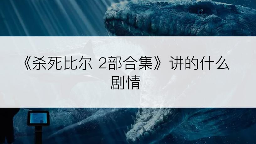 《杀死比尔 2部合集》讲的什么剧情