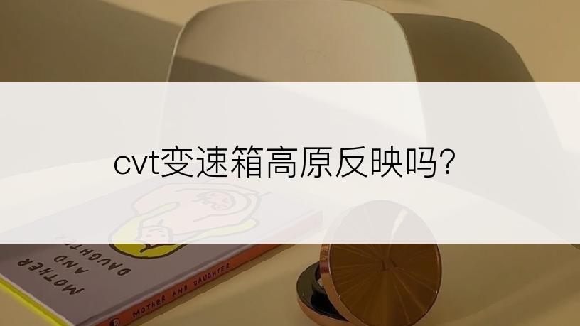 cvt变速箱高原反映吗?