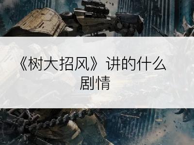 《树大招风》讲的什么剧情