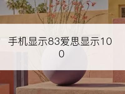 手机显示83爱思显示100