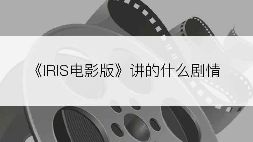 《IRIS电影版》讲的什么剧情