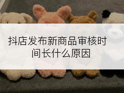 抖店发布新商品审核时间长什么原因