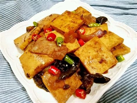 炒干烂豆腐的制作方法