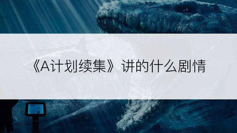 《A计划续集》讲的什么剧情