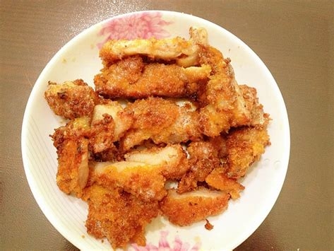 芥末香酥鸡排的制作方法