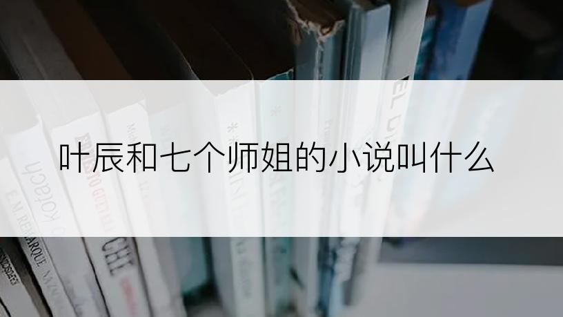 叶辰和七个师姐的小说叫什么