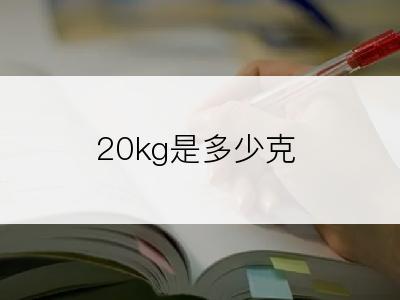 20kg是多少克