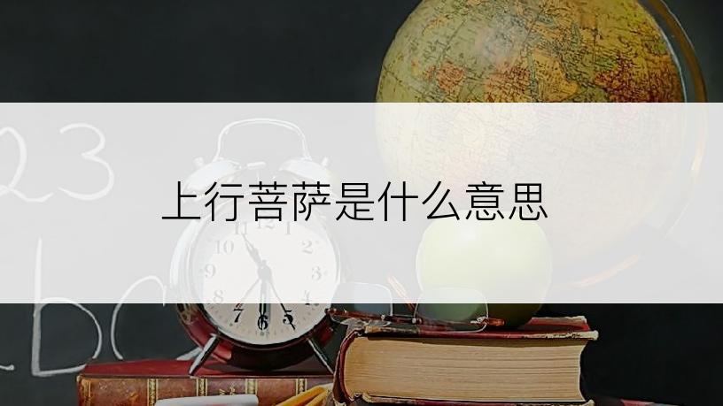 上行菩萨是什么意思