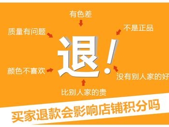 淘宝退货会影响买家信誉吗