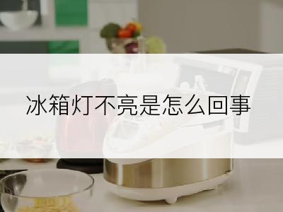 冰箱灯不亮是怎么回事