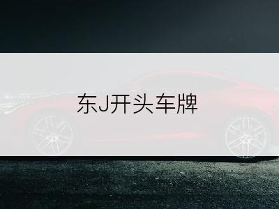 东J开头车牌