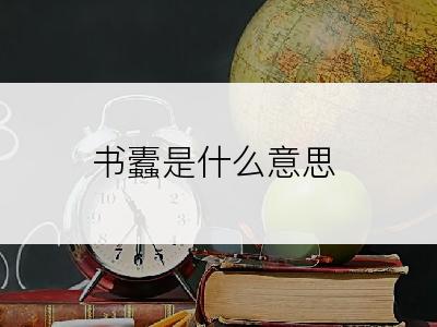 书蠹是什么意思