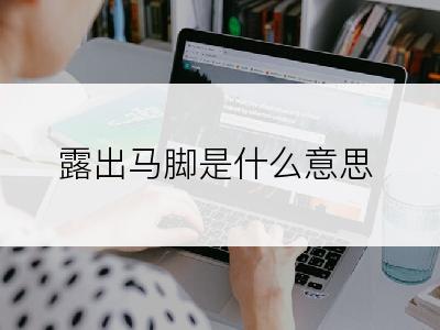 露出马脚是什么意思