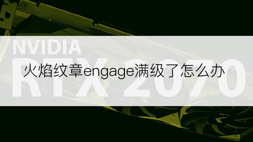 火焰纹章engage满级了怎么办