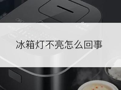 冰箱灯不亮怎么回事