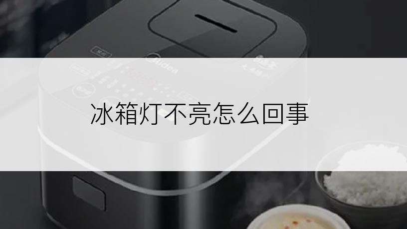 冰箱灯不亮怎么回事