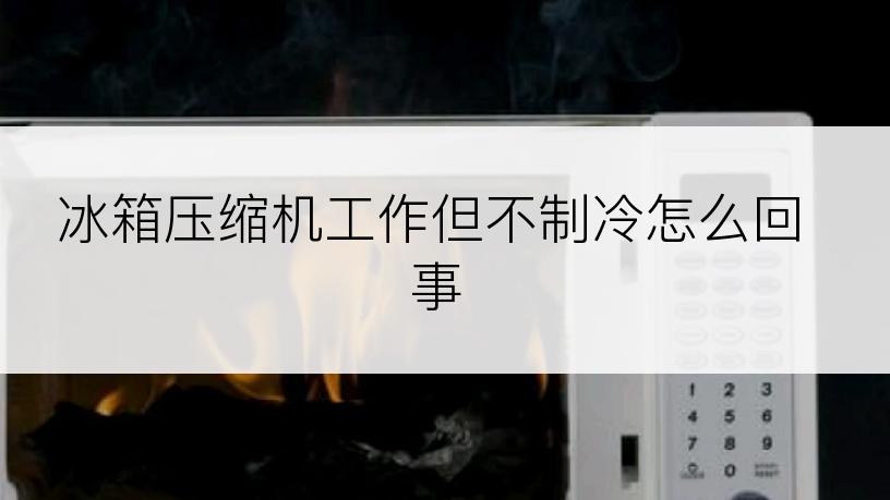 冰箱压缩机工作但不制冷怎么回事