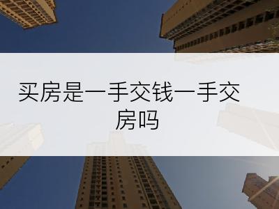 买房是一手交钱一手交房吗