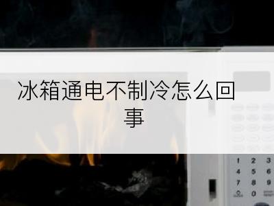 冰箱通电不制冷怎么回事