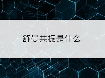 舒曼共振是什么