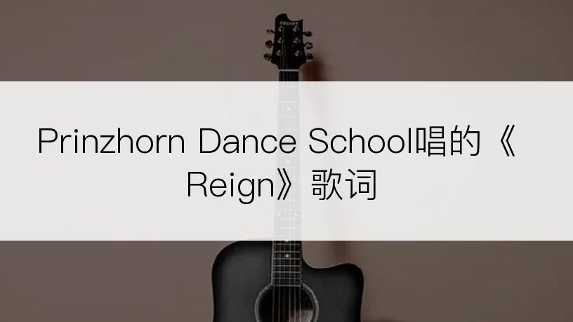 Prinzhorn Dance School唱的《Reign》歌词