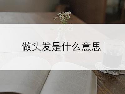 做头发是什么意思