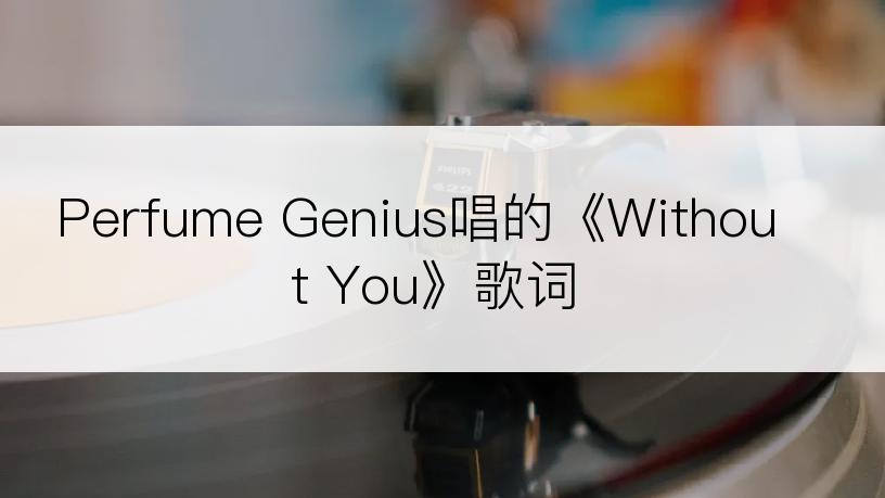 Perfume Genius唱的《Without You》歌词