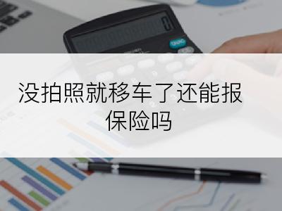 没拍照就移车了还能报保险吗