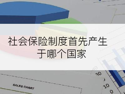 社会保险制度首先产生于哪个国家