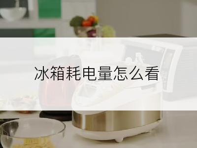 冰箱耗电量怎么看