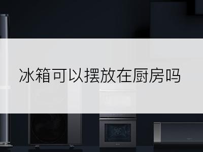 冰箱可以摆放在厨房吗