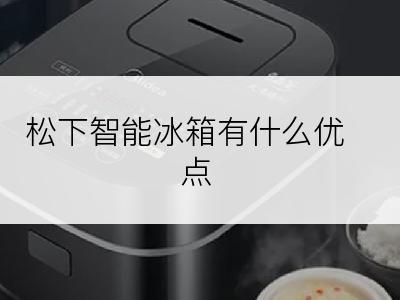 松下智能冰箱有什么优点