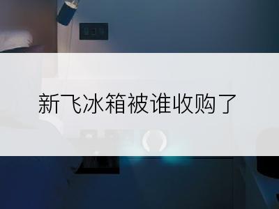 新飞冰箱被谁收购了