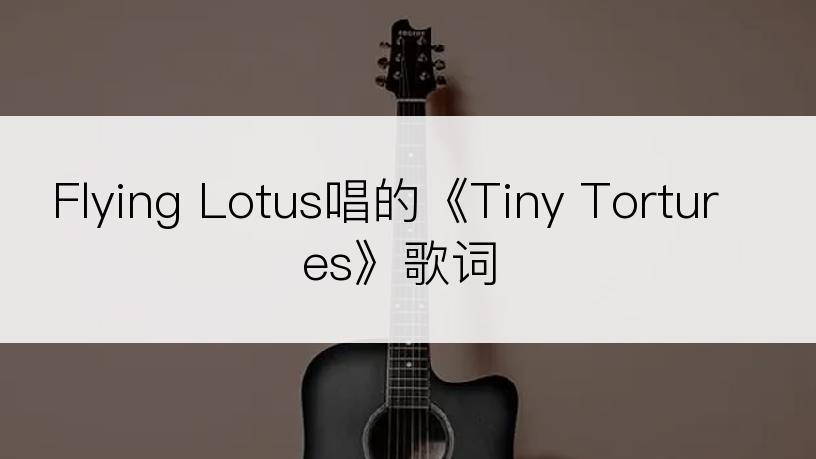 Flying Lotus唱的《Tiny Tortures》歌词