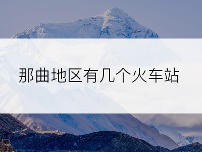 那曲地区有几个火车站