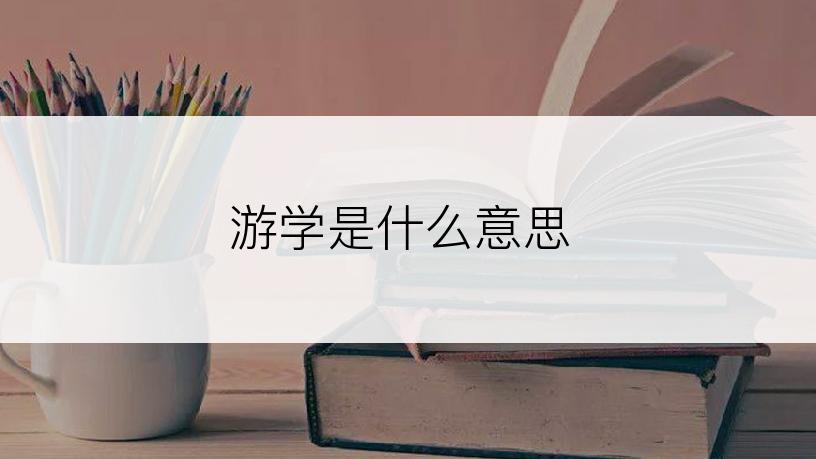 游学是什么意思