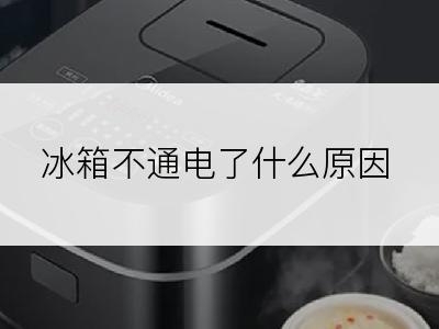 冰箱不通电了什么原因