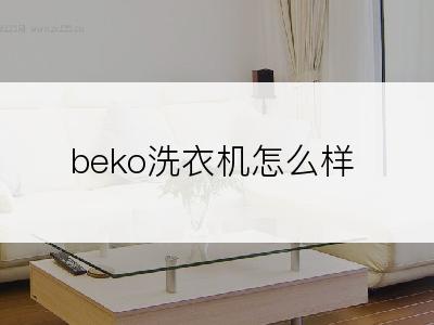 beko洗衣机怎么样