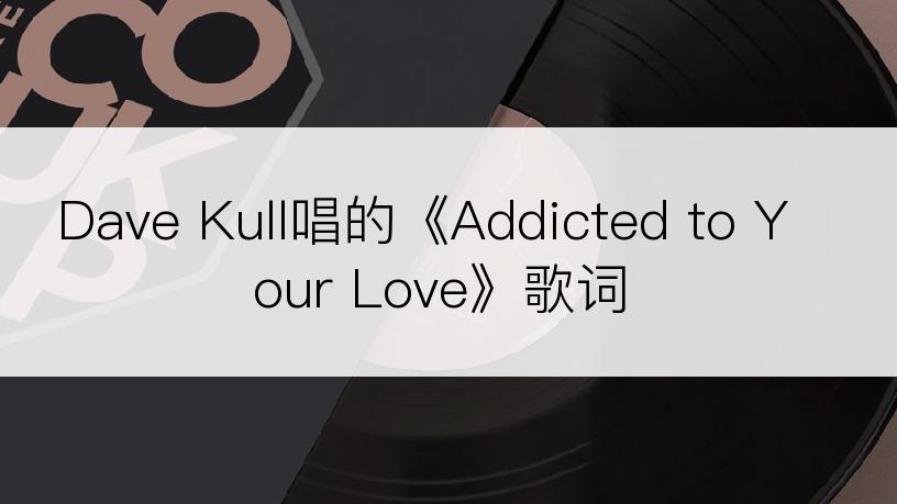 Dave Kull唱的《Addicted to Your Love》歌词