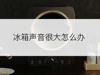 冰箱声音很大怎么办