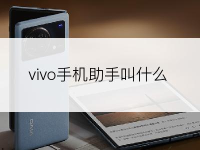 vivo手机助手叫什么