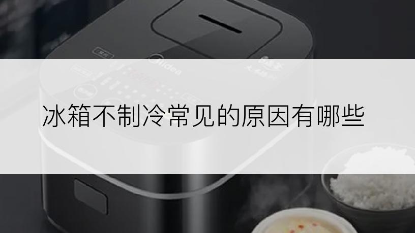 冰箱不制冷常见的原因有哪些