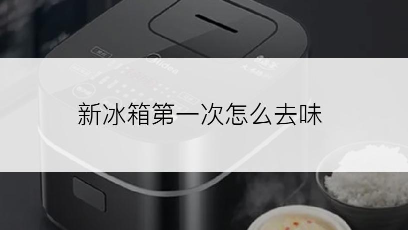 新冰箱第一次怎么去味